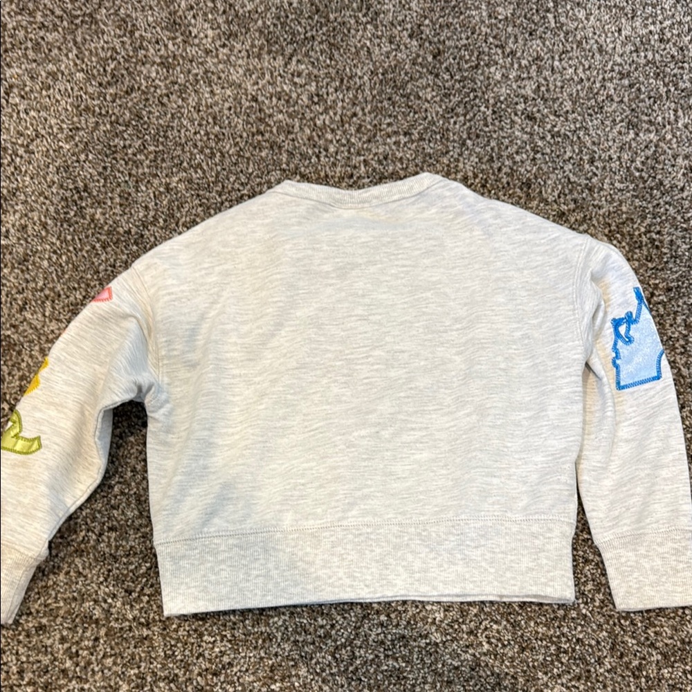 Kid’s Disneyland Gray Mickey Mouse Sweatshirt with Colorful Accents - Picture 7 of 7